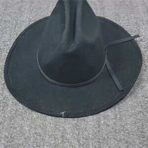 Vintage Bailey Cowboy Hat Black Large Ranger 100% Wool Felt Made In USA
